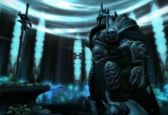 A screenshot from the Fall of the Lich King trailer