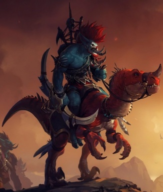 Art of Vol'jin from World of Warcraft