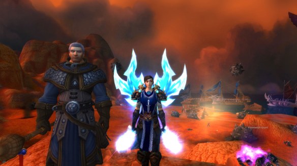 My rogue and Khadgar during the Iron Tide pre-expansion event