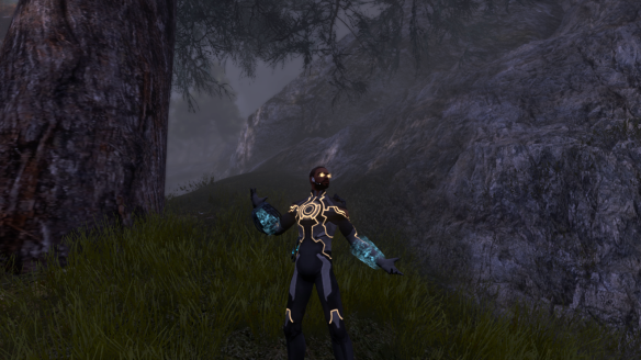 My Dragon shows off his new Panoptic Core outfit in The Secret World