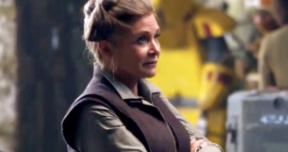 Carrie Fisher as General Leia Organa in Star Wars: The Force Awakens