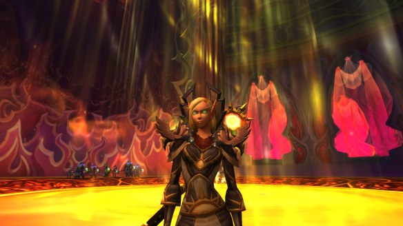My Blood Elf priest in World of Warcraft: Legion