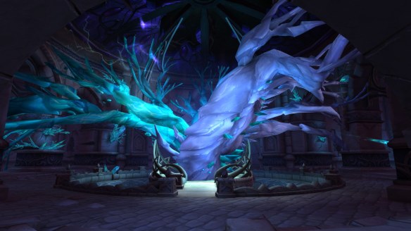 The Shattered Locus beneath Suramar in World of Warcraft: Legion