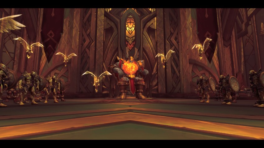 The warrior class hall in World of Warcraft: Legion